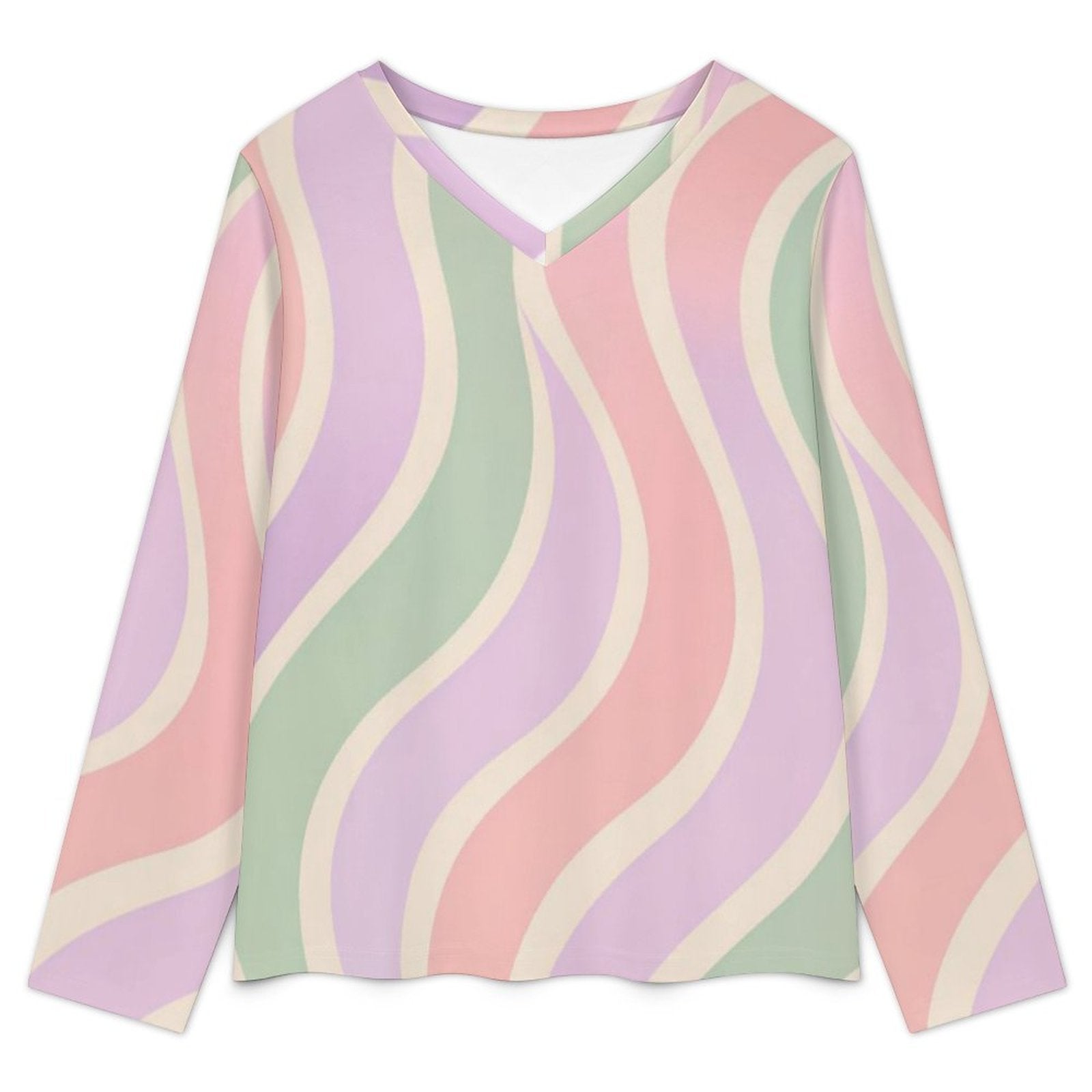 Women's Copacabana V-Neck Pajama Set – Pastel Fantasy
