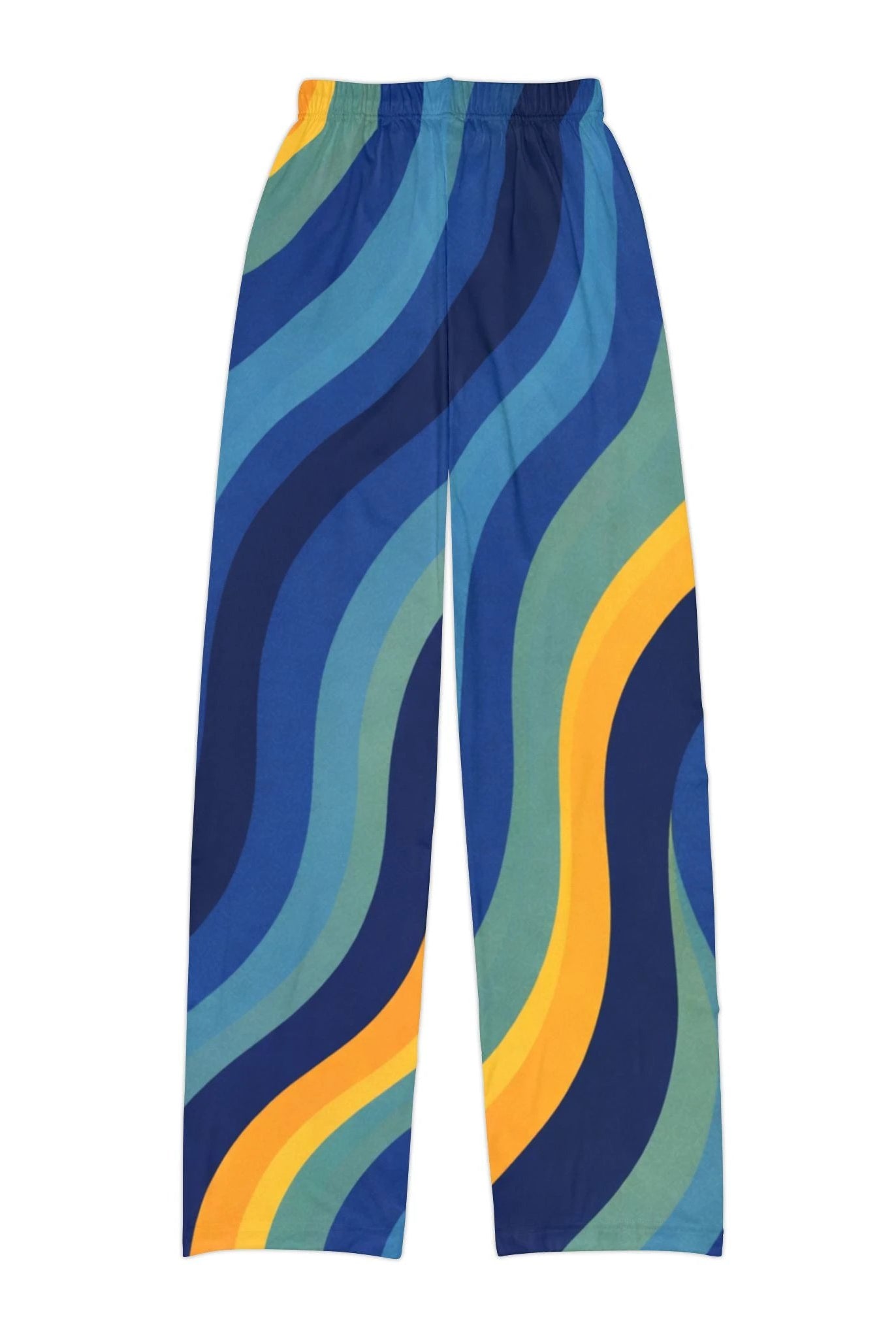 Copacabana print kids pajama pants - Ocean sunset by Printify