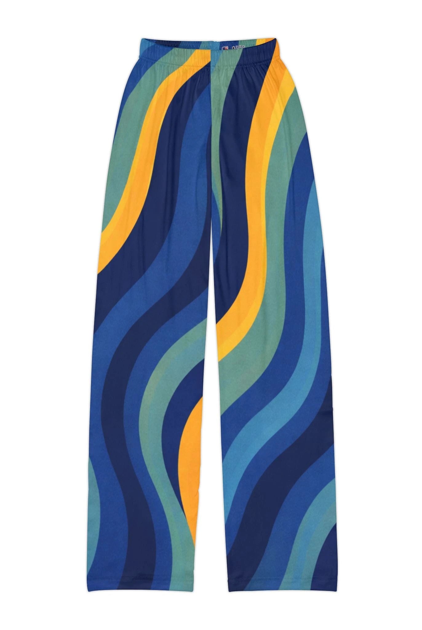 Copacabana print kids pajama pants - Ocean sunset by Printify