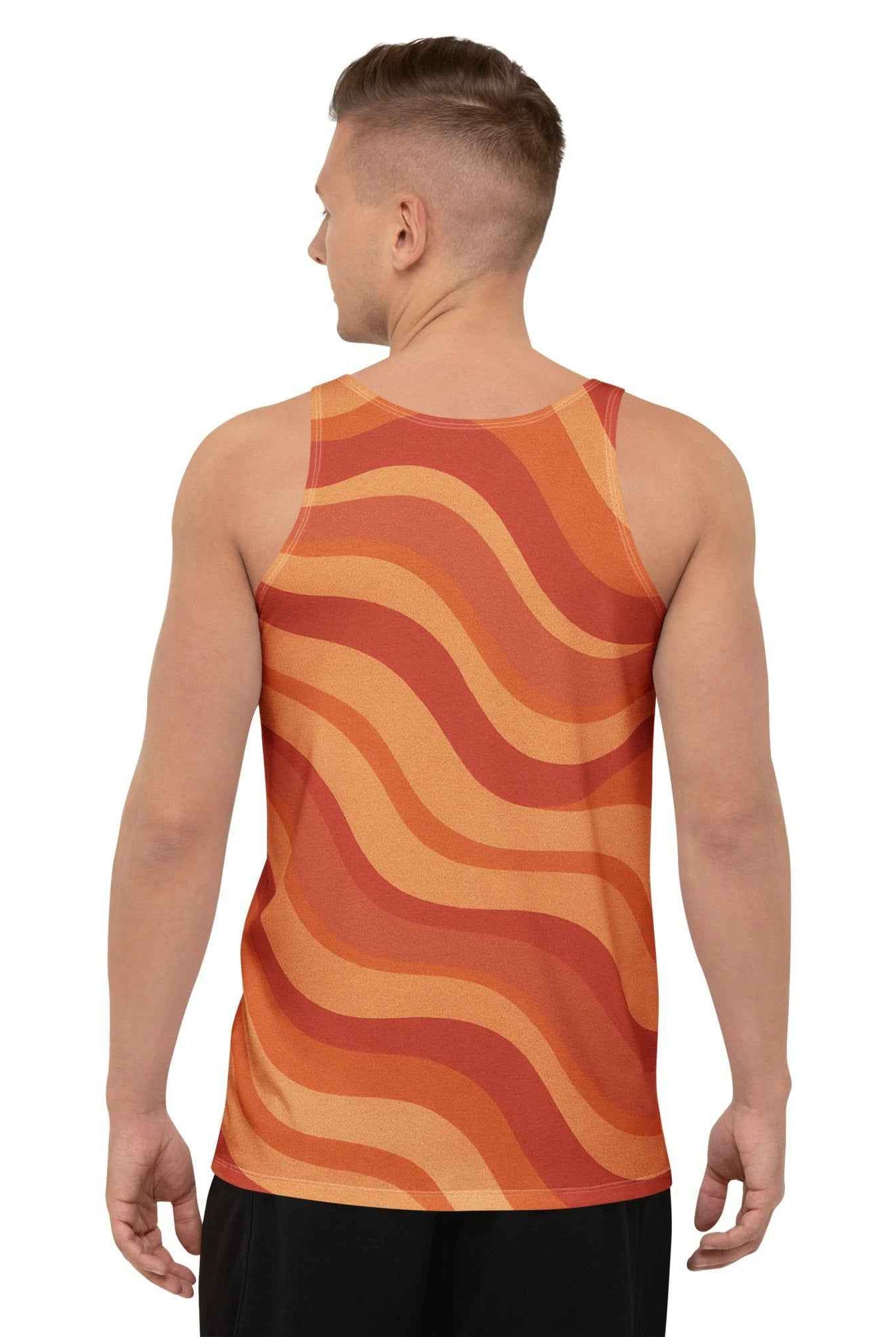 Copacabana Print Tank Top - Laranja