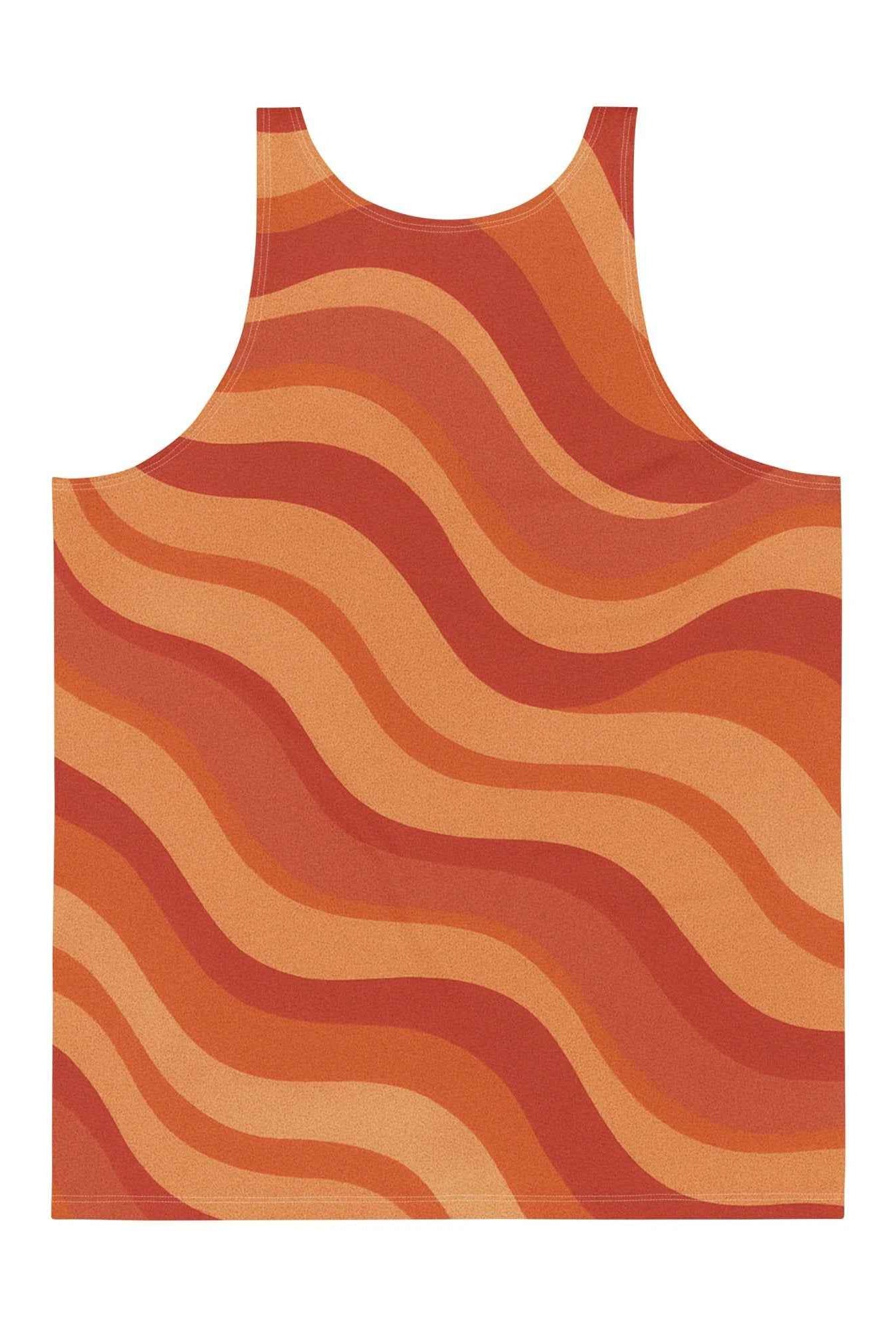 Copacabana Print Tank Top - Laranja