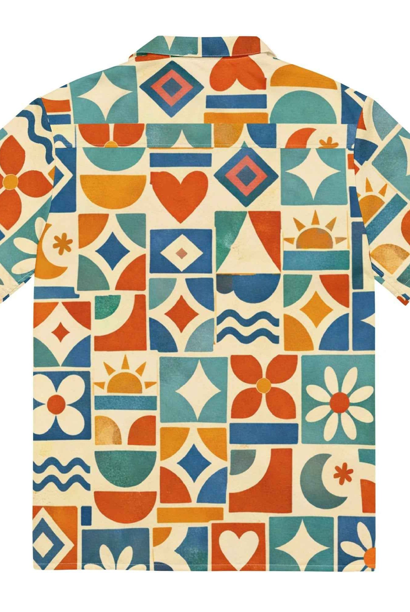 Selaron Print Button Shirt
