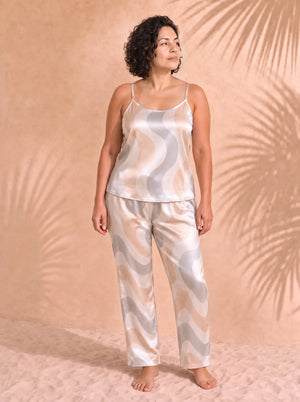 Women's Copacabana Ice Silk Pajama Set – Dune