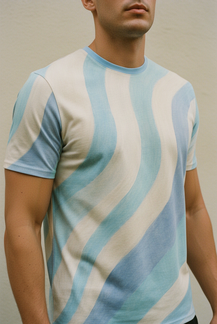Sky Blue T-Shirt - Front Torso