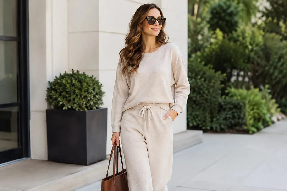Luxury Loungewear and Cozy Outfits to Wear Outside