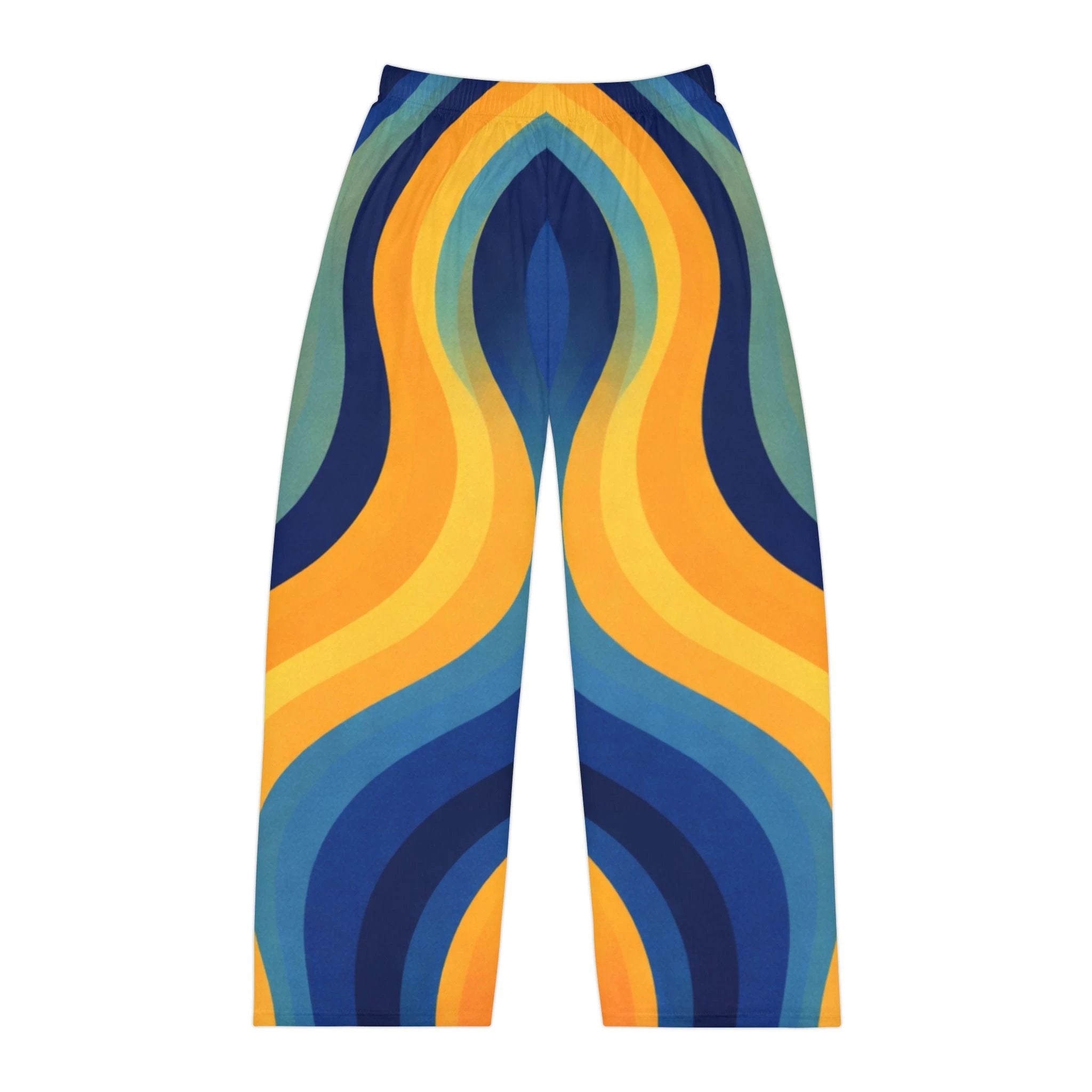 Copacabana print pajama pants - Ocean sunset by Printify