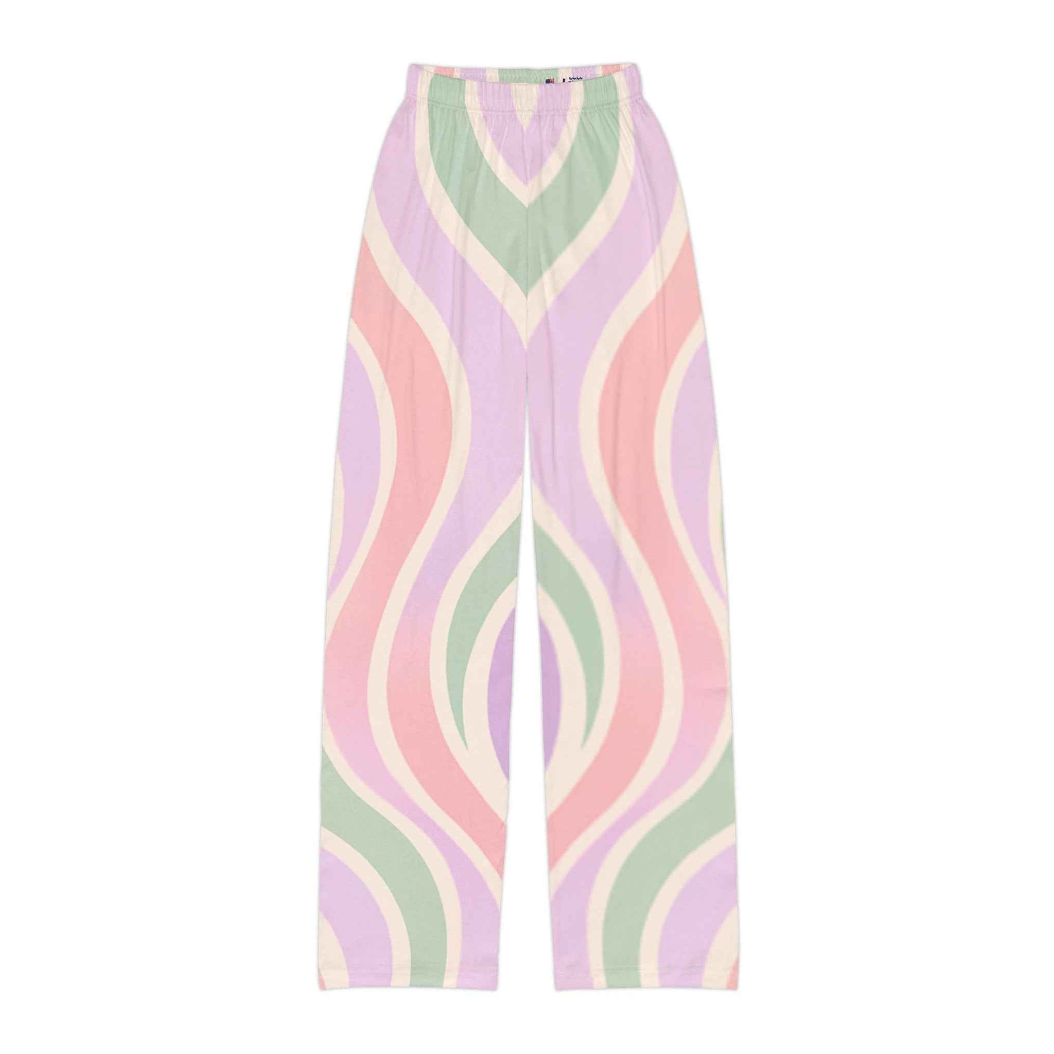 Copacabana Print Kids Pajama Pants - Pastel Fantasy