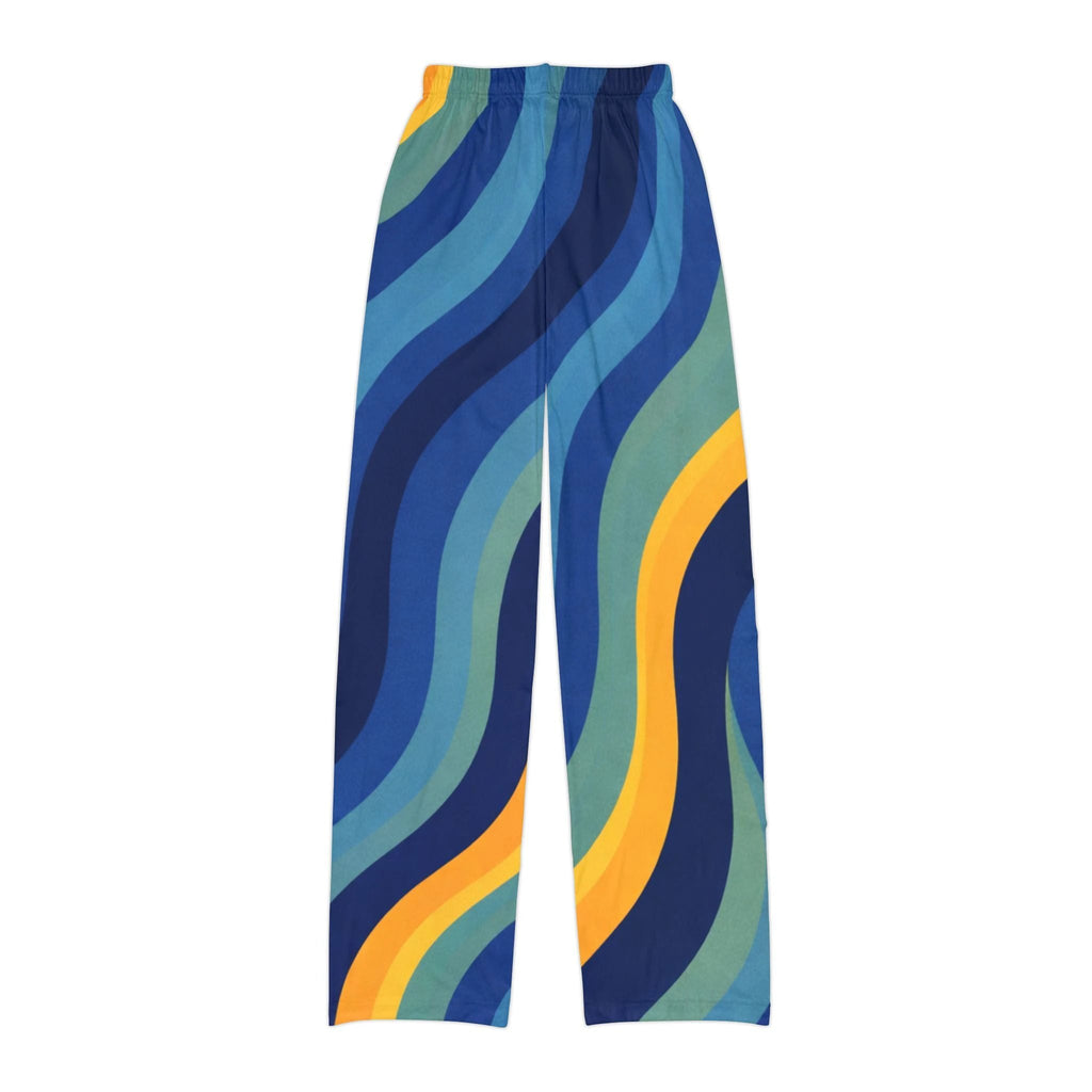 Copacabana print kids pajama pants - Ocean sunset by Printify