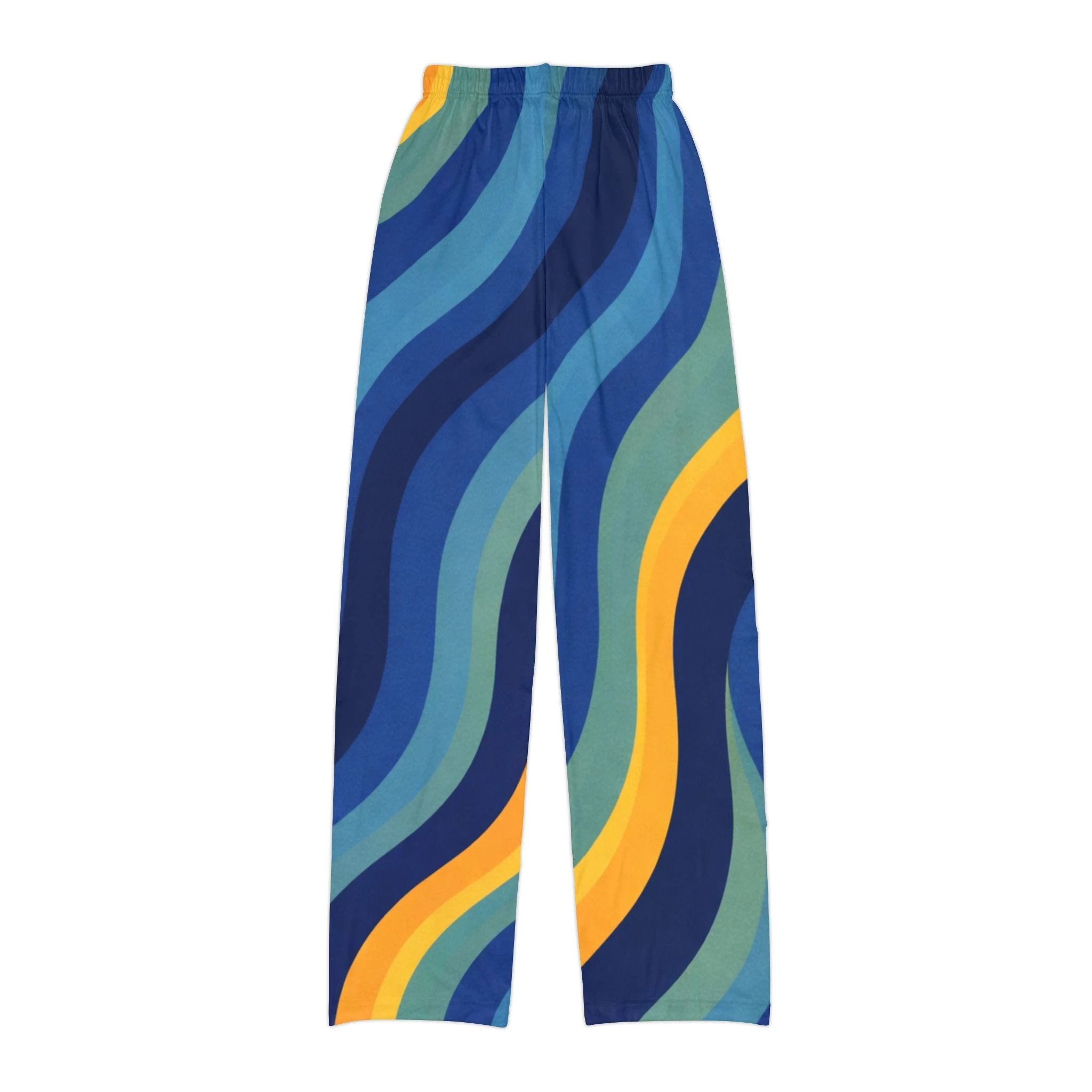 Copacabana print kids pajama pants - Ocean sunset by Printify