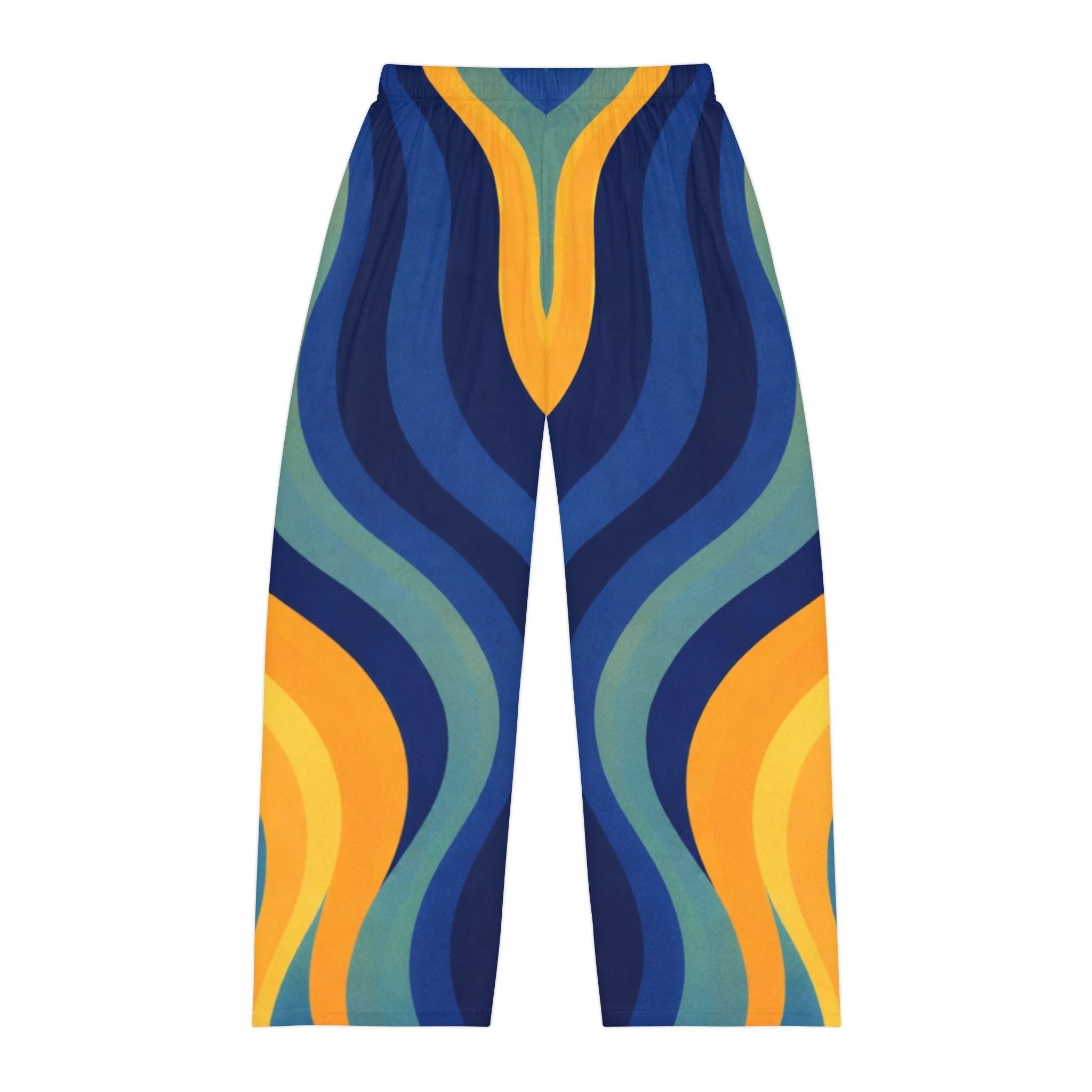 Copacabana print pajama pants - Ocean sunset by Printify