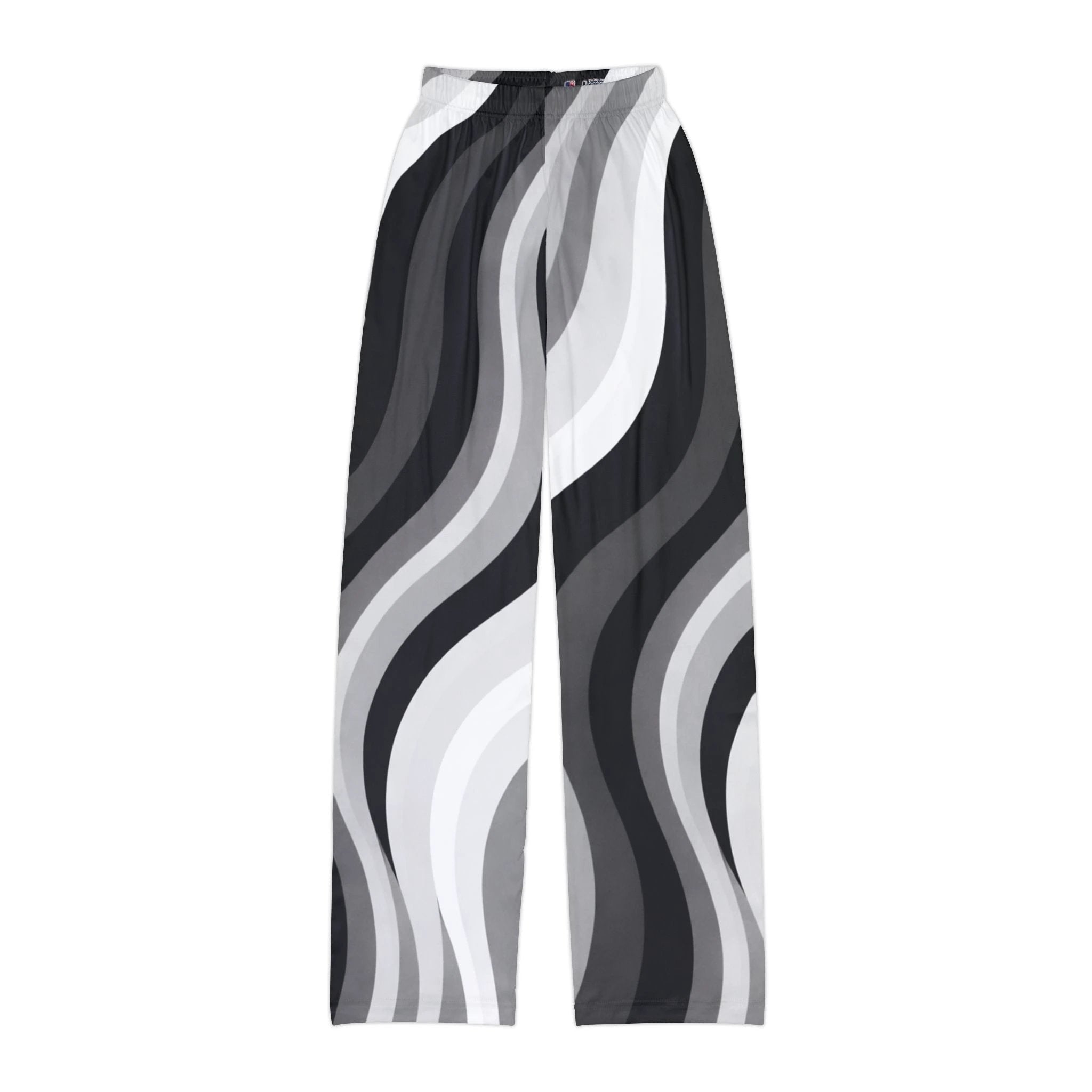 Copacabana print kids pajama pants - Monochrome by Printify