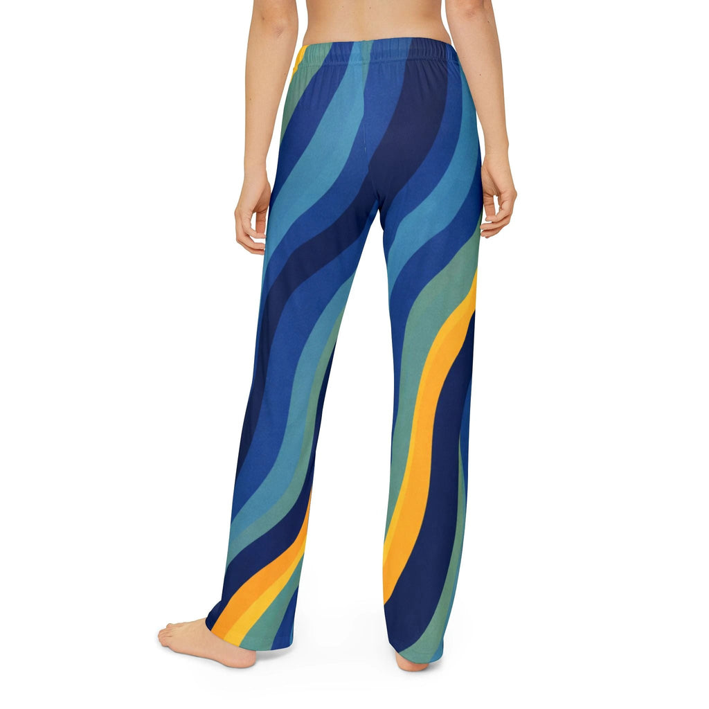 Copacabana print kids pajama pants - Ocean sunset by Printify