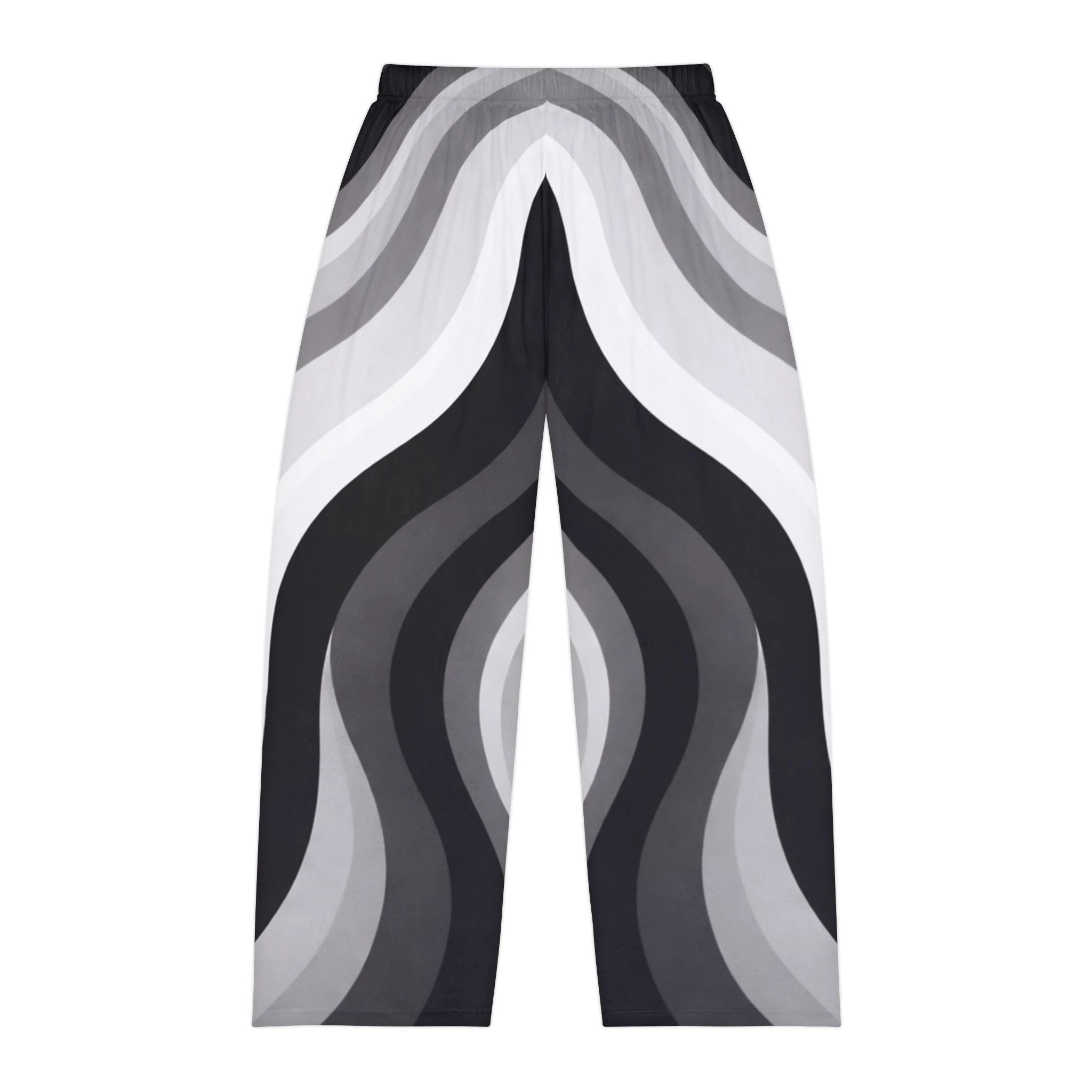 Copacabana print pajama pants - Monochrome by Printify