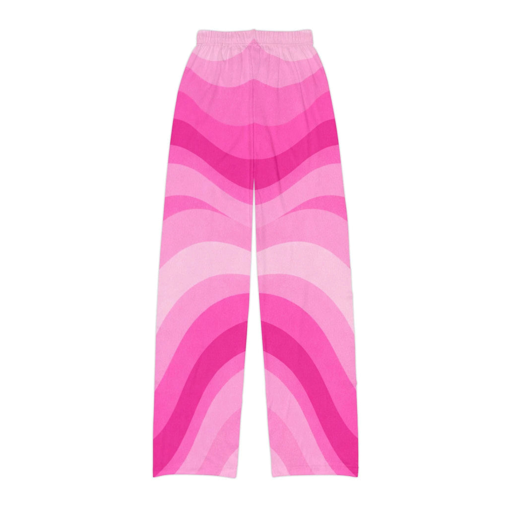Copacabana print pajama pants - Shocking Pink by Printify