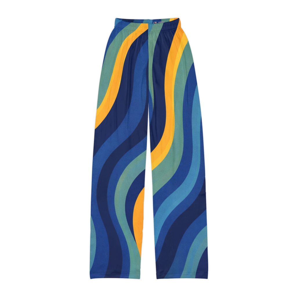 Copacabana print kids pajama pants - Ocean sunset by Printify