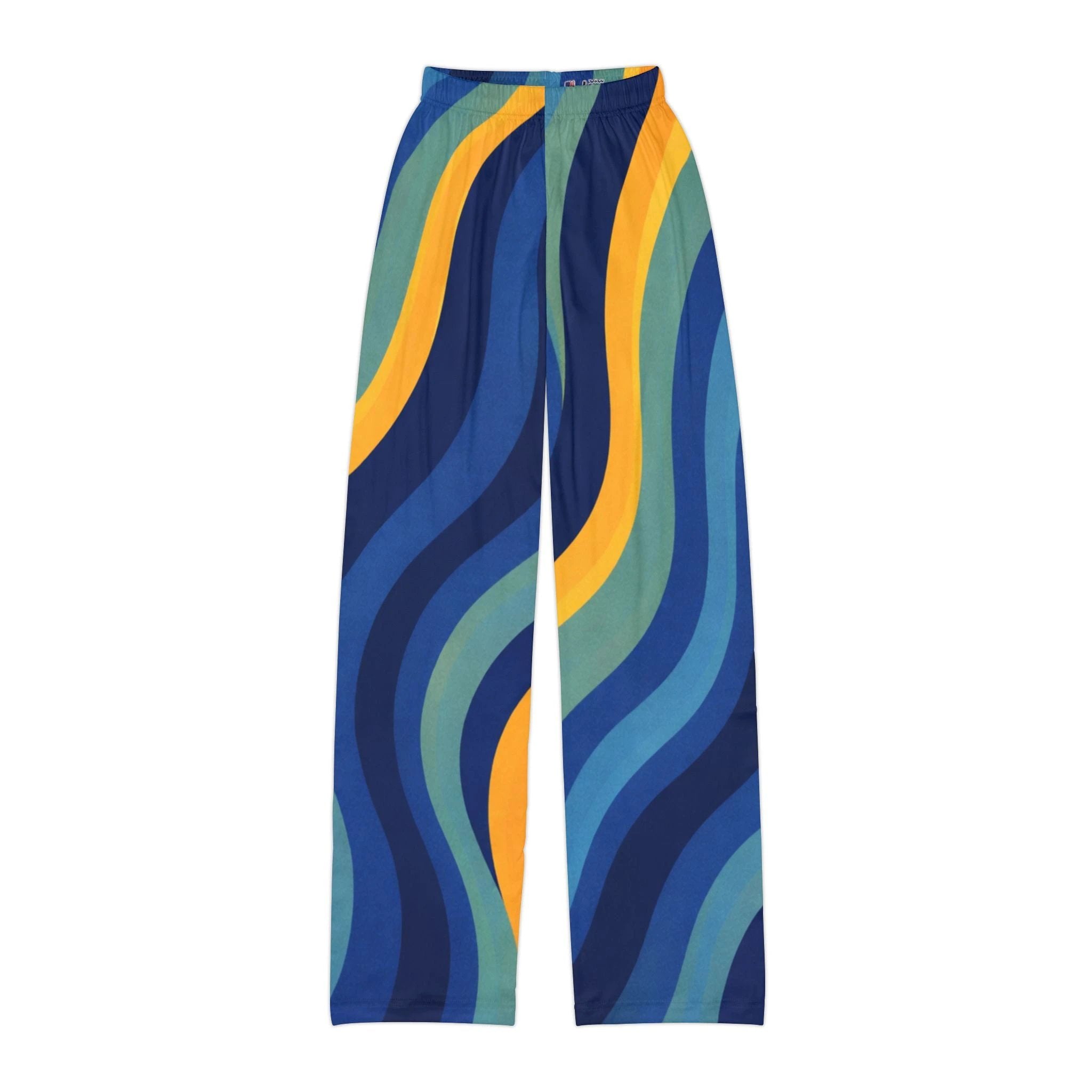 Copacabana print kids pajama pants - Ocean sunset by Printify