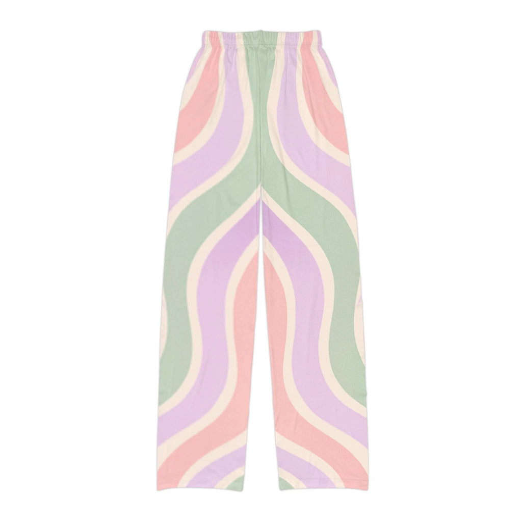 Copacabana print kids pajama pants - Pastel fantasy by Printify