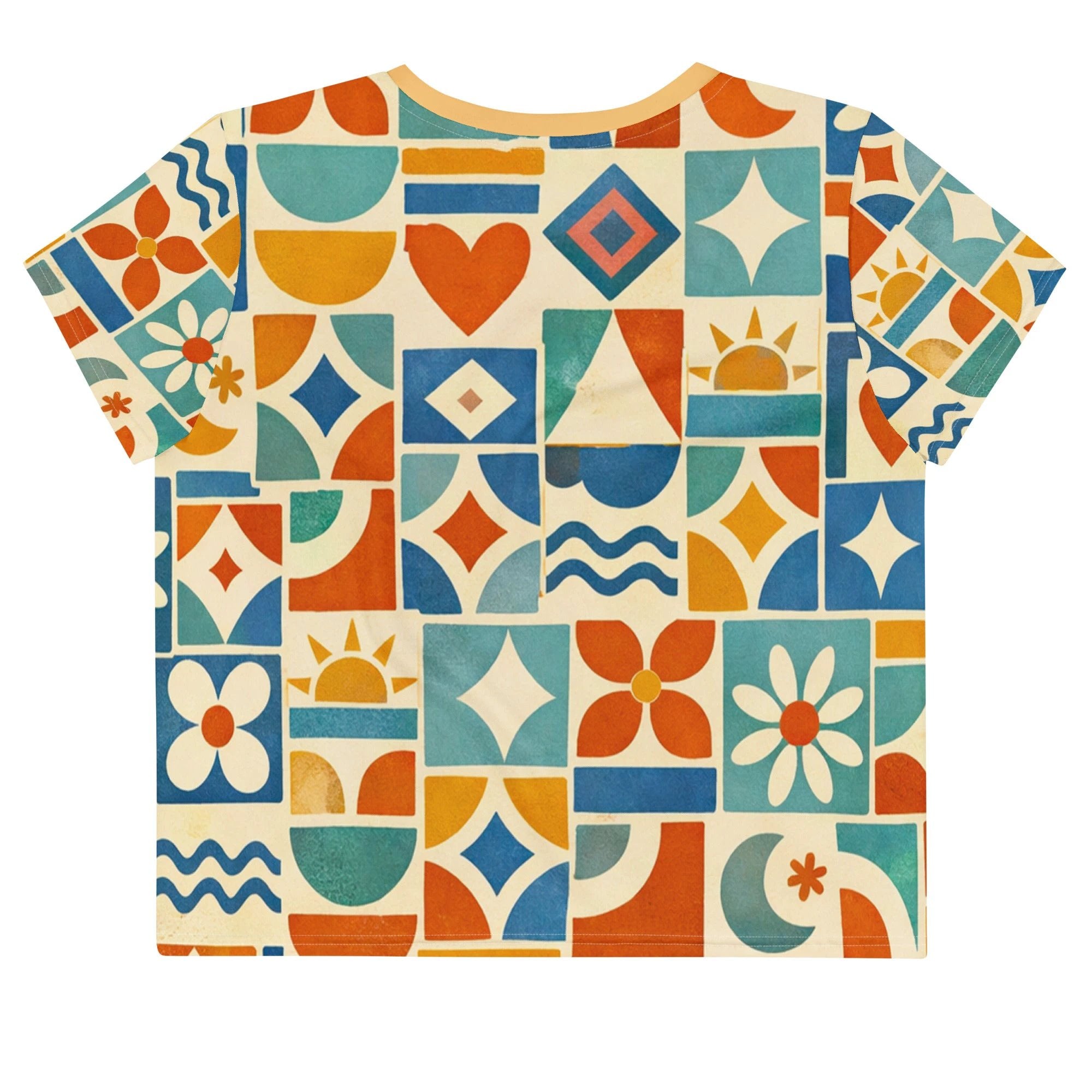 Selaron Print Crop Tee by Pip and moon