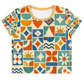 Selaron Print Crop Tee by Pip and moon