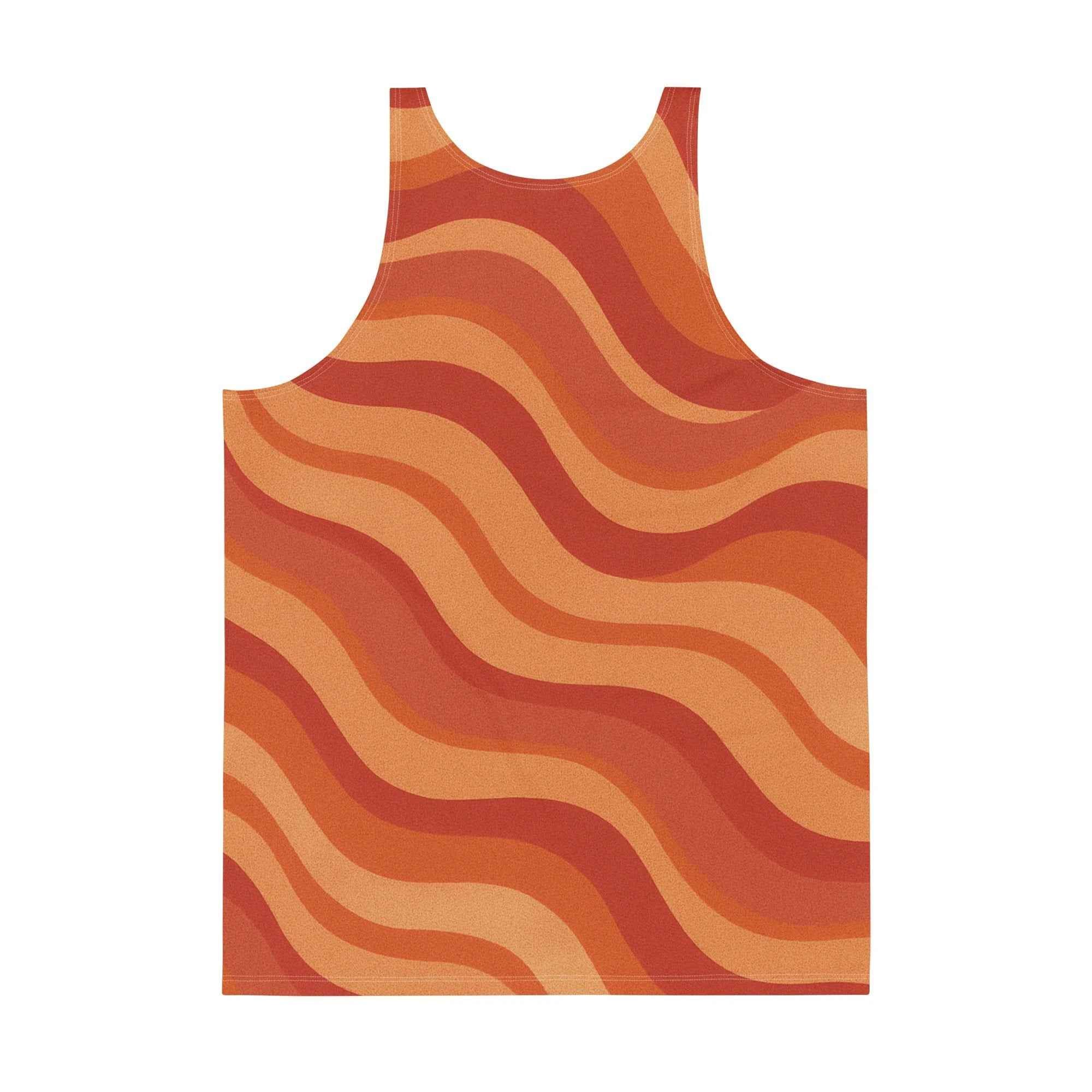 Copacabana Print Tank Top - Laranja