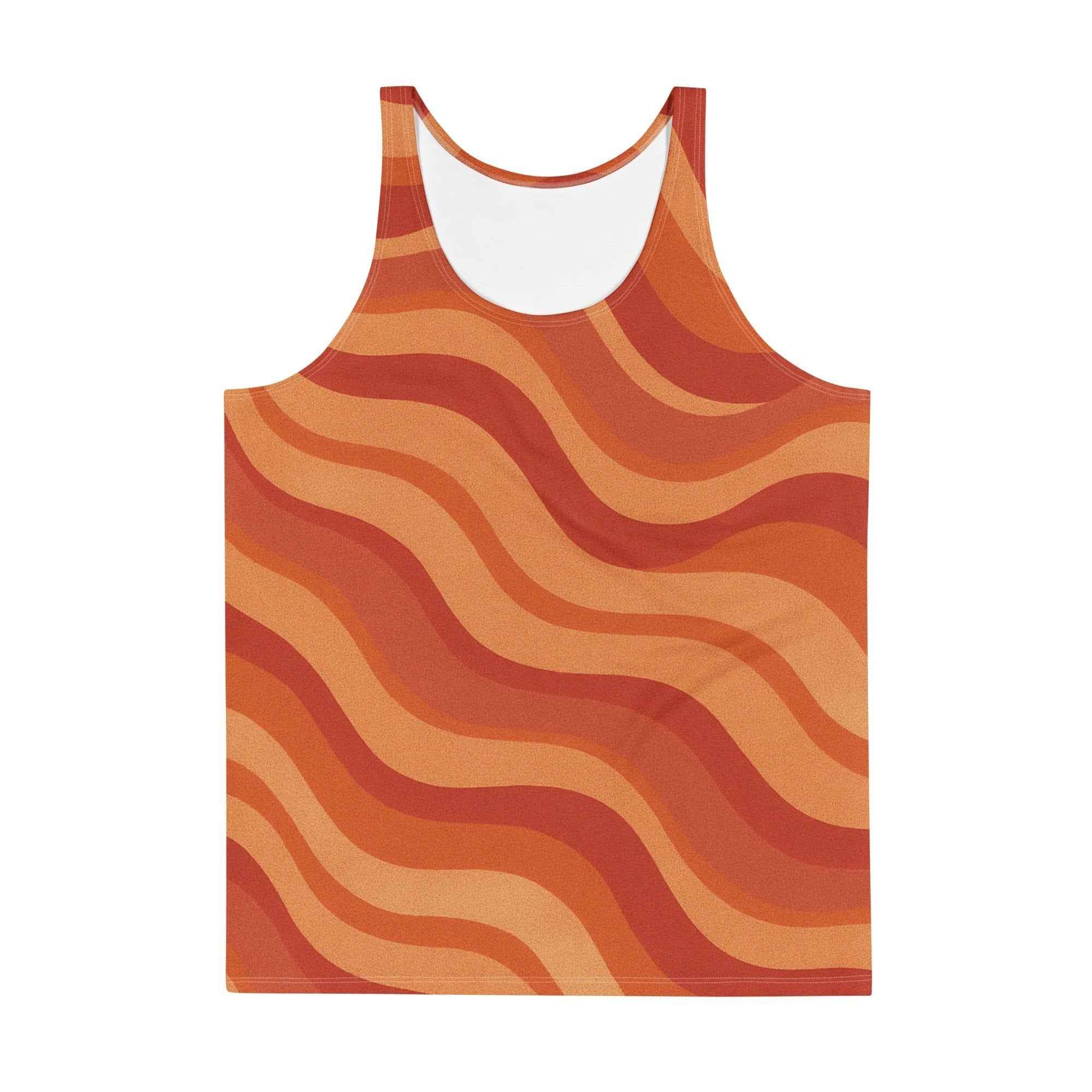 Copacabana Print Tank Top - Laranja