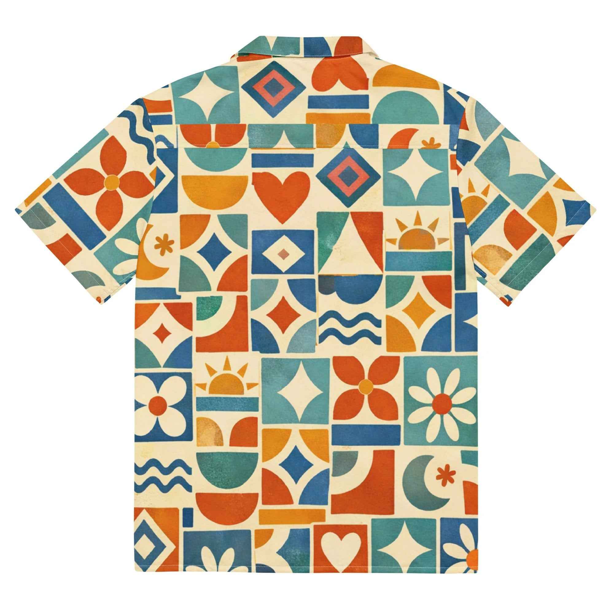 Selaron Print Button Shirt
