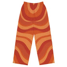 Copacabana Print Wide-Leg Pajama Pants - Laranja