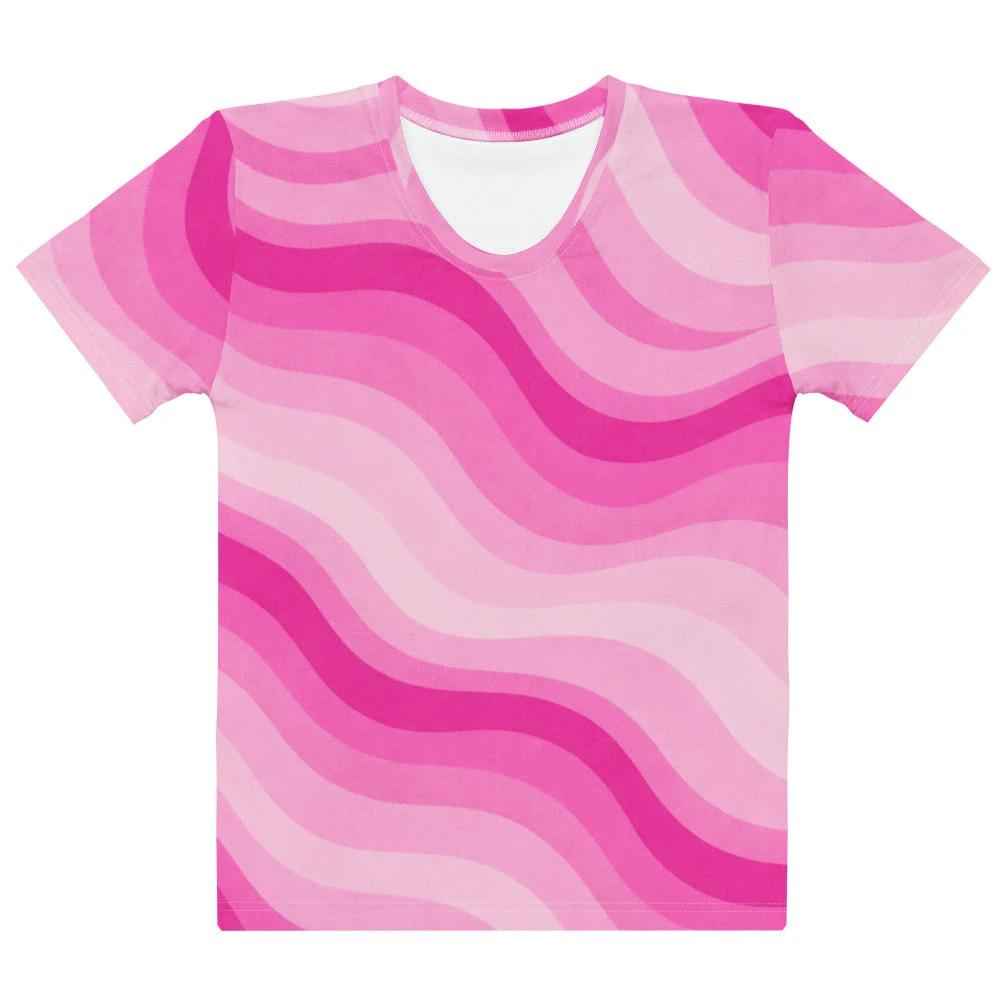 Copacabana Print T-Shirt - Shocking Pink