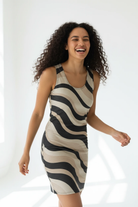Copacabana Print Bodycon dress - Sand by Pip and moon