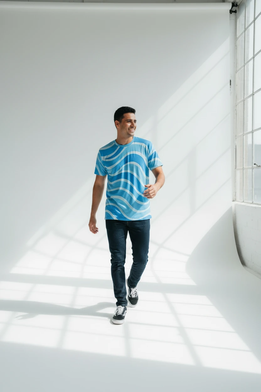 Copacabana Print T-shirt - Ocean by Pip and moon