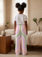 Copacabana Kids Pajama Pants - Pastel Fantasy for Cozy Nights - back view