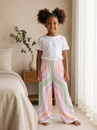 Copacabana Kids Pajama Pants - Pastel Fantasy for Cozy Nights - front view