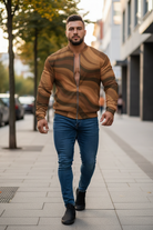 Copacabana Print Jacket - Divine Chocolate - Pip & Moon