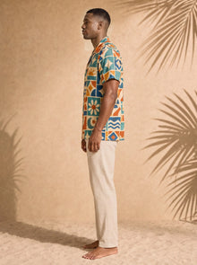 Selarón Print Button-Up Shirt, side view