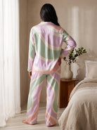 Women's Copacabana Long Sleeve Pajama Set - Pastel Fantasy - back view