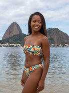 Women's Selaron Print Strapless Bikini - side view