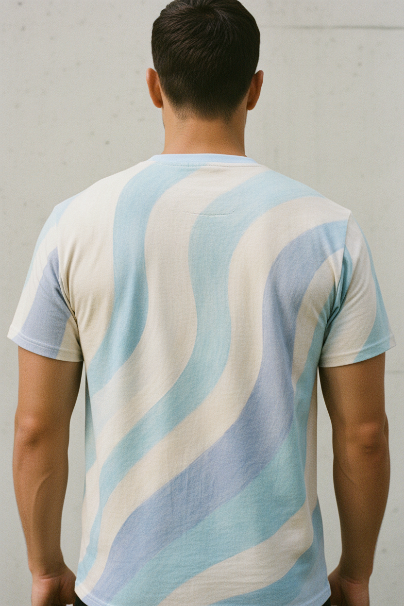 Sky Blue T-Shirt - Back Torso