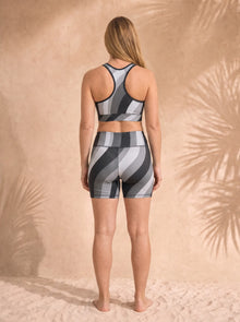 Women's Copacabana Workout Yoga Set – Monochrome, back view