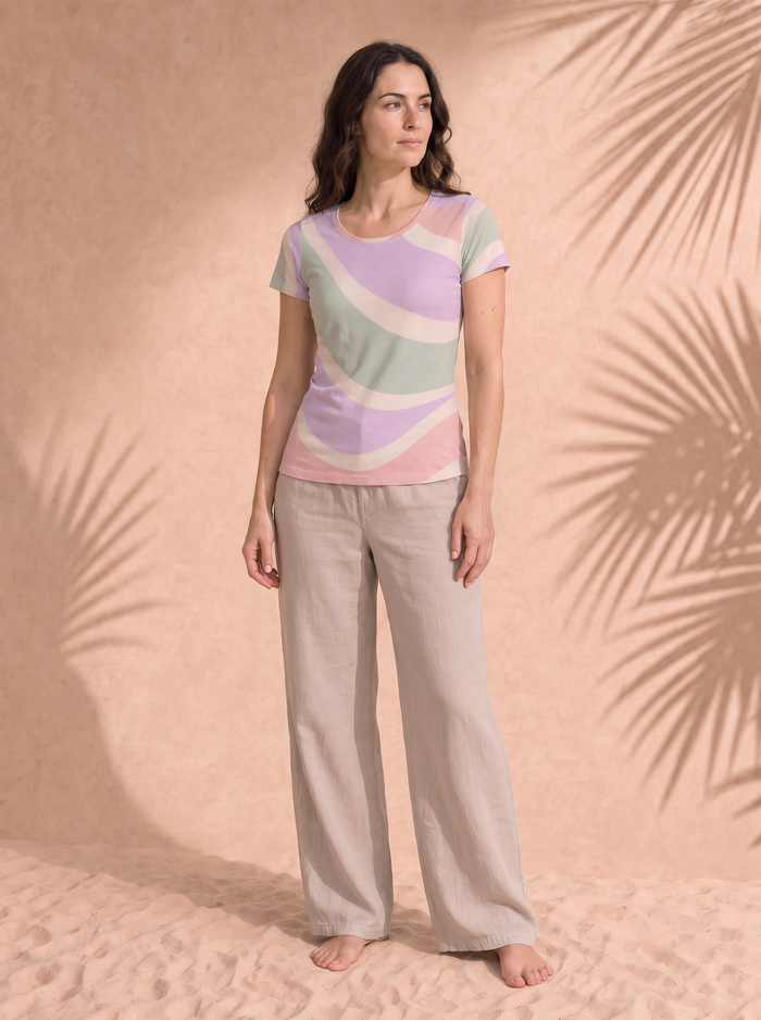 Women's Copacabana Pastel Fantasy T-Shirt, front view